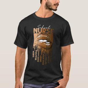 Camiseta Cursos de goteo: Enfermeras de la Escuela Negra Af