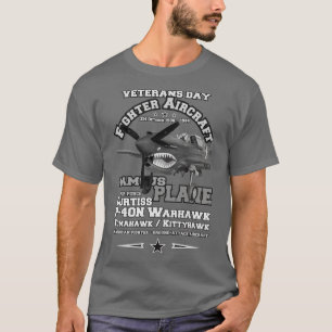 Camiseta Cursos Ww2 P 40n Veteranos de Warhawk