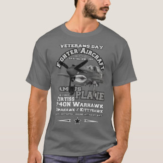 Camiseta Cursos Ww2 P 40n Veteranos de Warhawk