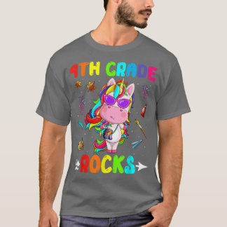Camiseta Curte 4º Grado Roca Unicornio Bienvenida De Vuelta