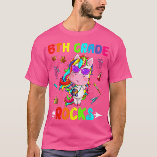 Camiseta Curte 6º Grado Rodea Unicornio Bienvenida De Vuelt