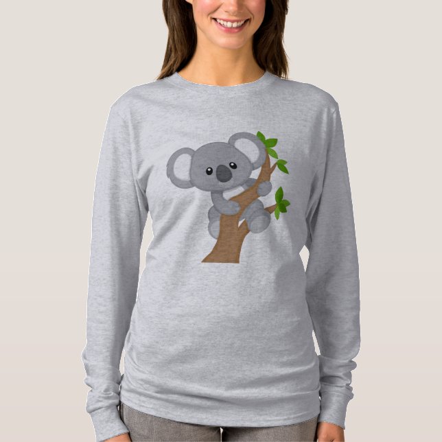 Camiseta Curte animado Koala Bear (Anverso)