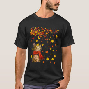 Camiseta Curte Cat Kitty Kitten Paw Lover Temporada Otoño d