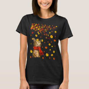 Camiseta Curte Cat Kitty Kitten Paw Lover Temporada Otoño d