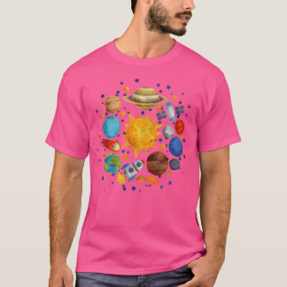 Camiseta Curte Constellation Science Astronomics Planets Ga