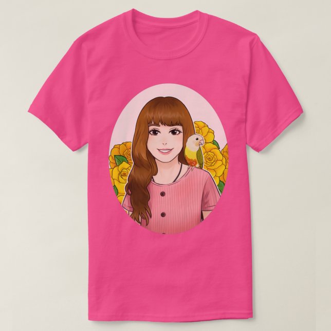 Camiseta Curte Conure 3 (Diseño del anverso)
