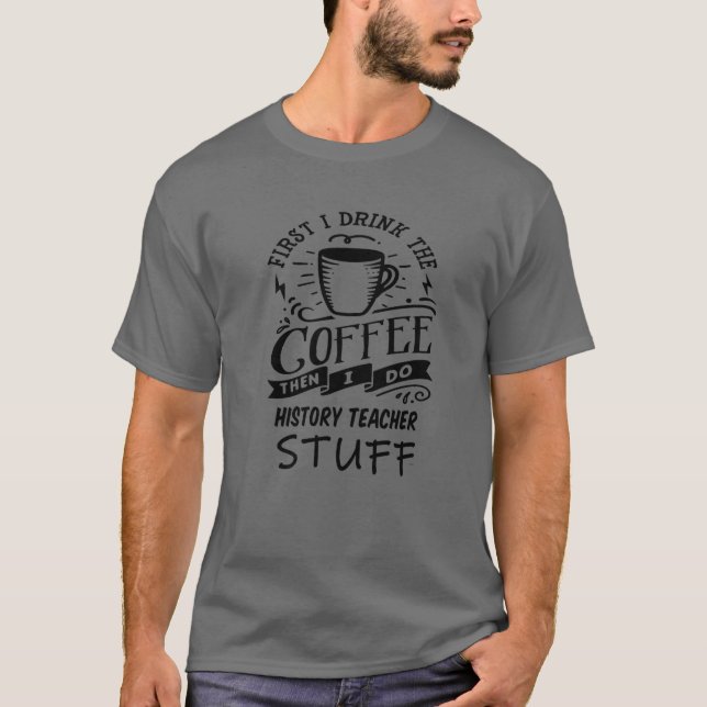 Camiseta Curte de profesor de historia (Anverso)