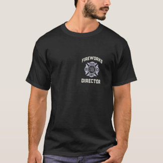 Camiseta Curte FIREWORKS DIRECTOR 4 de julio Jefe de Seguri