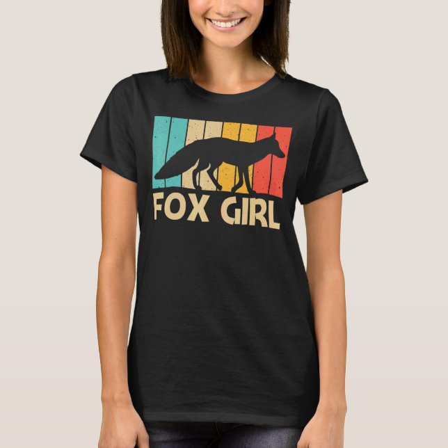 Camiseta Curte Fox Para Niños Chicas Fennec Fox Arctic Fore (Anverso)
