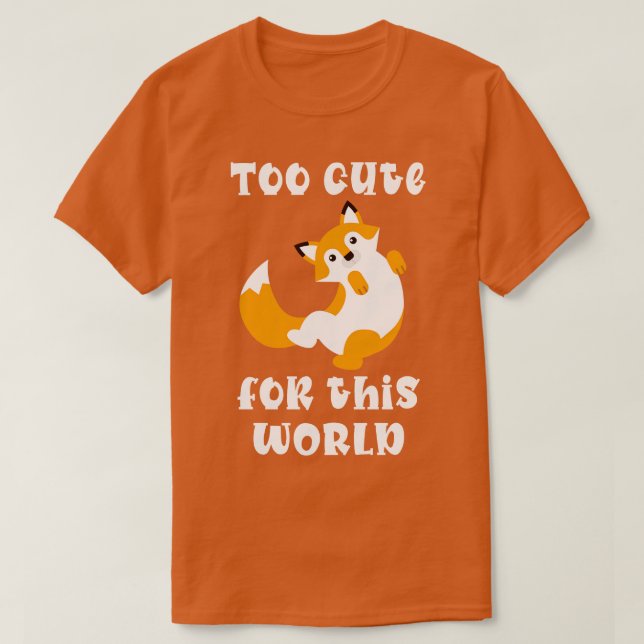Camiseta Curte Fox Red Fox (Diseño del anverso)
