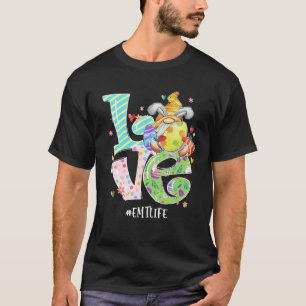 Camiseta Curte Gnome EMT Life Enfermera Bunny Funny Easter
