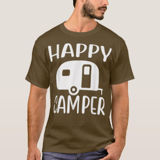 Camiseta Curte Happy Camping Camper Outdoor Camp Y Senderis