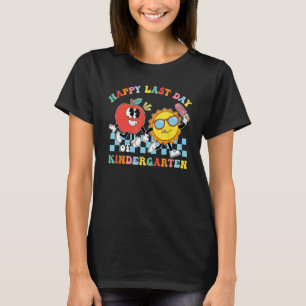 Camiseta Curte Happy Last Day Of Kindergarten Teachers Kids