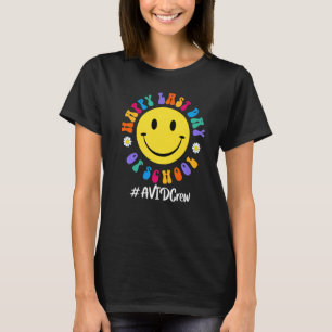 Camiseta Curte Happy Last Day Of School Avid Crew Teacher