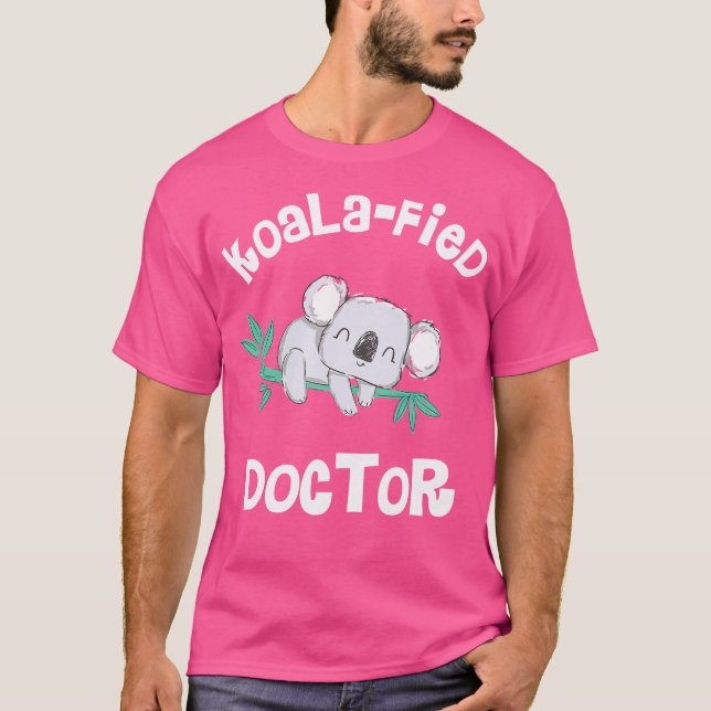 Camiseta Curte Koala Médico Shirt Med Estudiante Graduado G (Anverso)