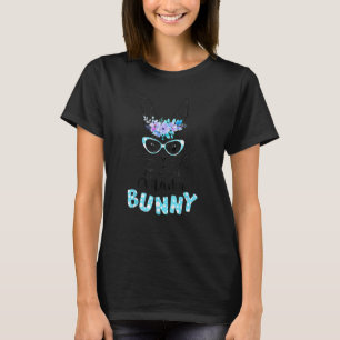 Camiseta Curte Mama Bunny Face Glasses Easter Day M