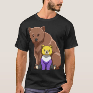 Camiseta Curte Nonbinario género Mama Bear Gift T