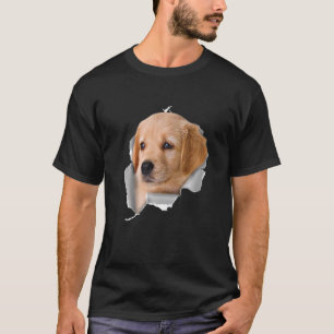 Camiseta Curte Puppy Golden Retriever Face