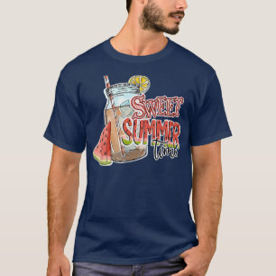 Camiseta Curte Sweet Summertime Watermelon Summer Vacation