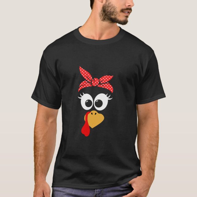 Camiseta Curte Turquía enfrenta patrón de punto rojo de Ban (Anverso)
