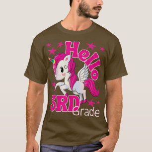 Camiseta Curte Unicorn Hello 3º Grado 2022 Back To School 2