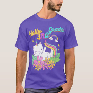 Camiseta Curte Unicorn Hello 3º Grado 2022 Back To School 2