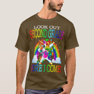 Camiseta Curte Unicornio de segundo grado de vuelta a la es
