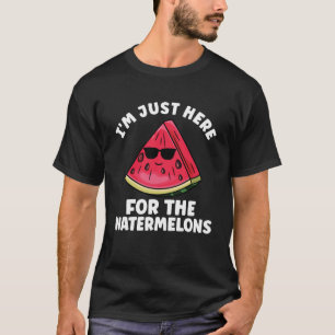 Camiseta Curte Watermelon Fruit Melon Summer para los hombr