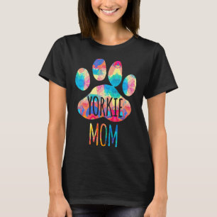 Camiseta Curte Yorkie Mom Tshirt Para Dueño Del Territorio 