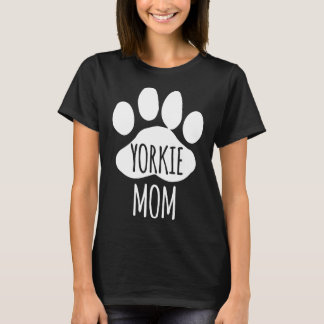 Camiseta Curte Yorkie Mom Tshirt Para Dueño Del Territorio