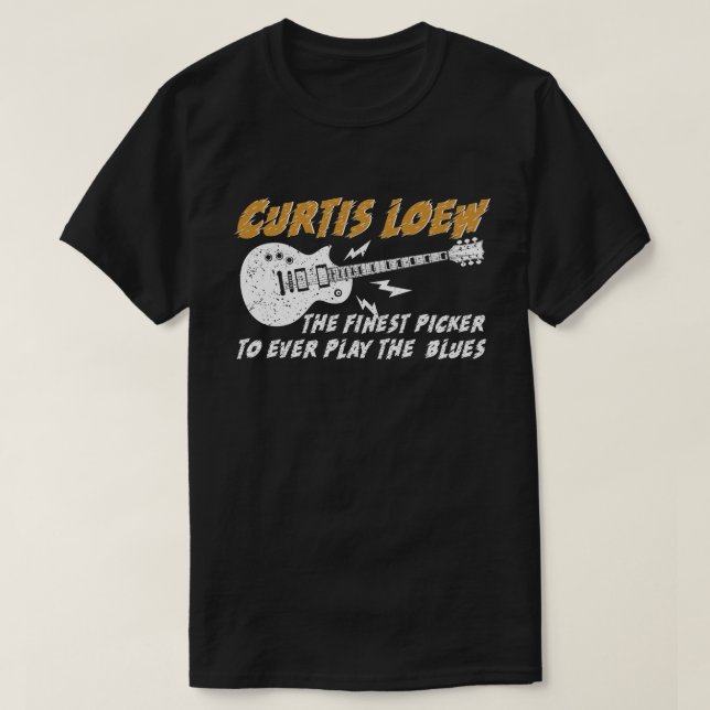 Camiseta Curtis se levanta el mejor selector para tocar el  (Diseño del anverso)