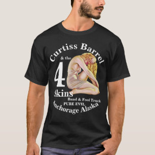 Camiseta Curtiss Barrel 4 Pieles Banda Anchorage AK Prepuci