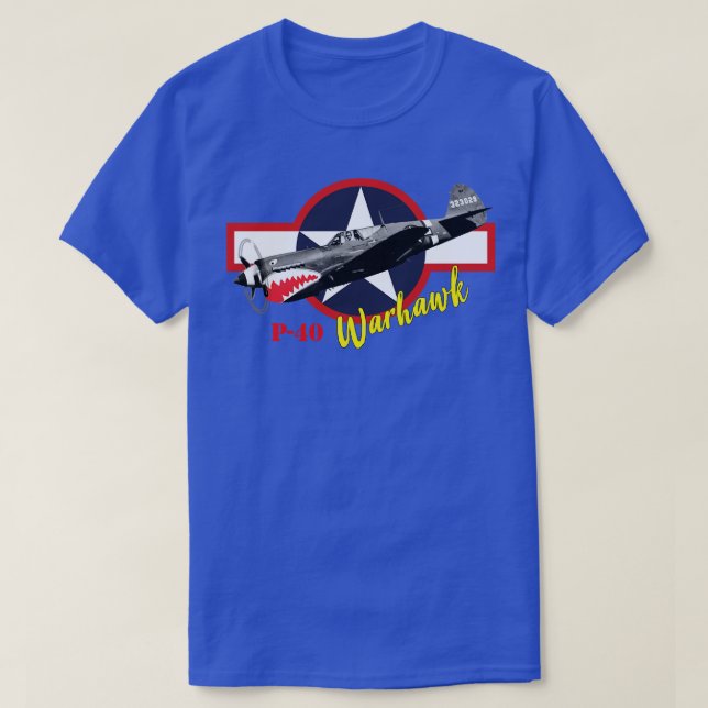Camiseta Curtiss P40 Warhawk (Diseño del anverso)
