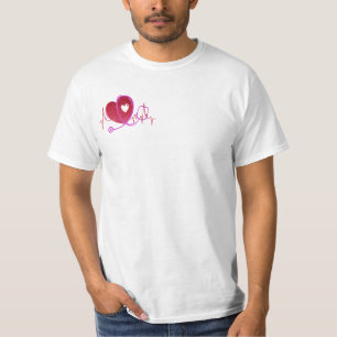 Camiseta Curva cardíaca con estetioscopio médico 3