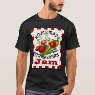 Camiseta Curva de fresa casera muy fina jamón Halloween dis