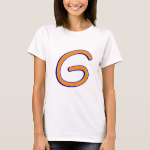 Camiseta Curva de G de la letra