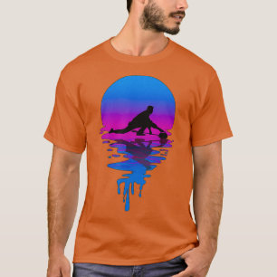 Camiseta Curva de sol retro vintage