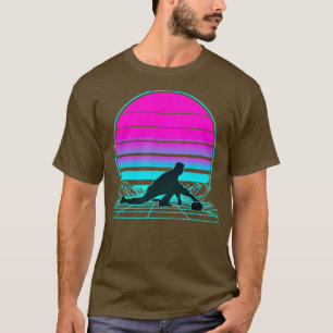 Camiseta Curva de sol retro vintage