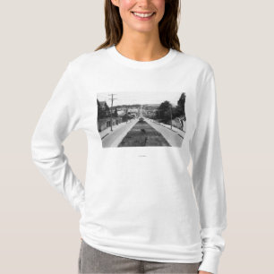 Camiseta Curva del norte, fotografía de la opinión de la