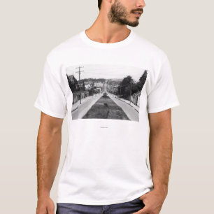 Camiseta Curva del norte, fotografía de la opinión de la