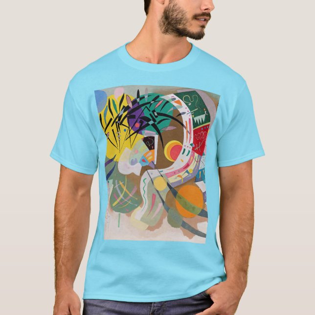 Camiseta Curva dominante, 1936 por Wassily Kandinsky (Anverso)