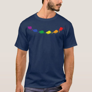 Camiseta Curva Orgullo Rat Rainbow