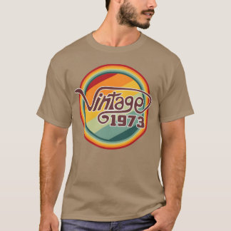 Camiseta Curva retro vintage 1973