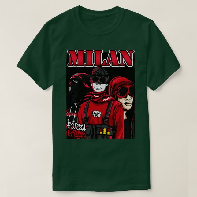 Camiseta Curva sud milano (Diseño del anverso)