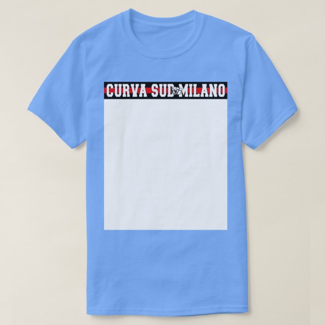 Camiseta curva sud milano 14 (Diseño del anverso)