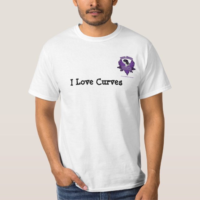 Camiseta Curvas del amor de RBC Logo_purple_ I (Anverso)