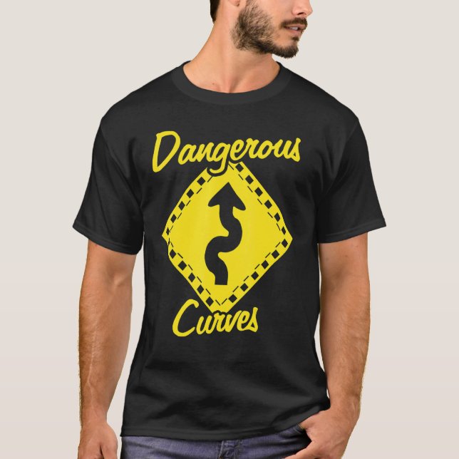 Camiseta Curvas peligrosas de perro de té (Anverso)