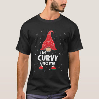 Camiseta Curvy Gnome Familia Matanza Navidades Gracioso Reg