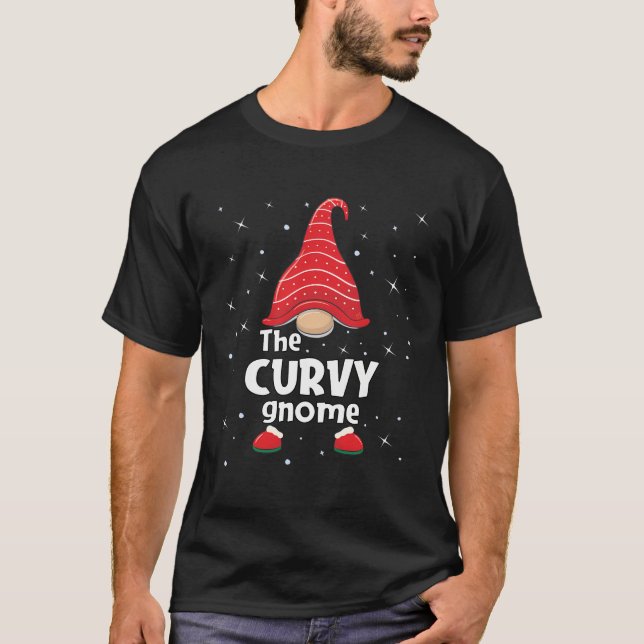 Camiseta Curvy Gnome Familia Matanza Navidades Gracioso Reg (Anverso)