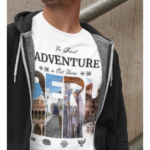 Camiseta Cusco Perú   Arequipa, Catedral, Inca, Andes